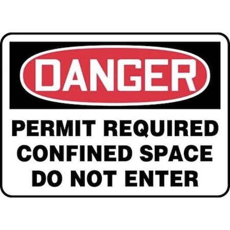 Accuform OSHA DANGER SAFETY SIGN PERMIT FRMCSP045VP FRMCSP045VP